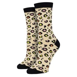 Socksmith colorful Leopard Print crew socks